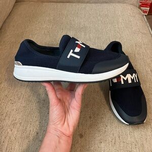 Tommy Hilfiger Women's Navy Slip-On Sneakers